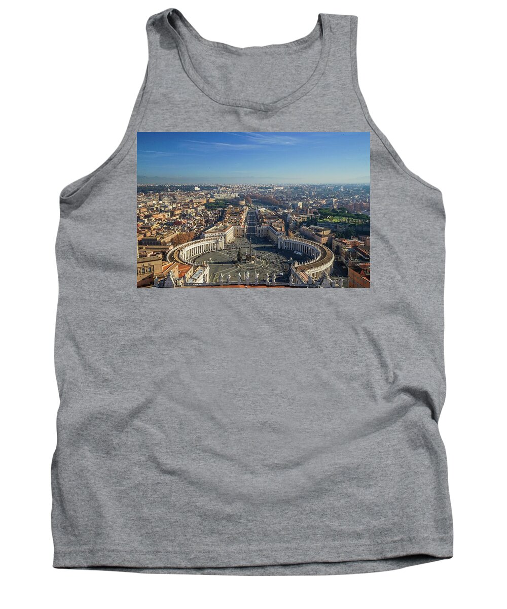 Italy Tank Top featuring the photograph Italy VaticanCity Cityscape by Street Fashion News