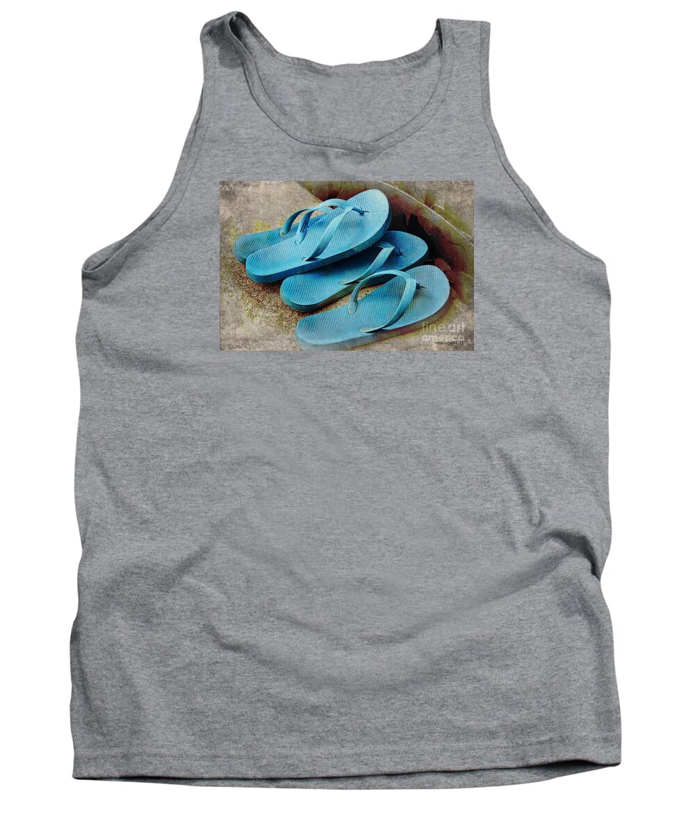 Flip Flops Tank Top featuring the photograph It's Flip Floppin Time.... by Rene Crystal