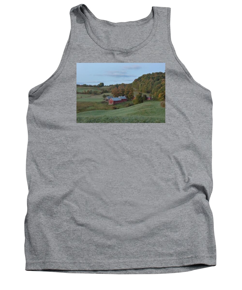 Vermont Tank Top featuring the photograph Jenny Farm by Patricia Dennis