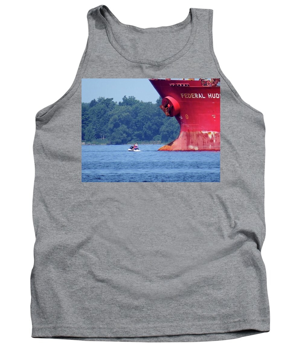  Tank Top featuring the photograph Jet Ski by Dennis McCarthy