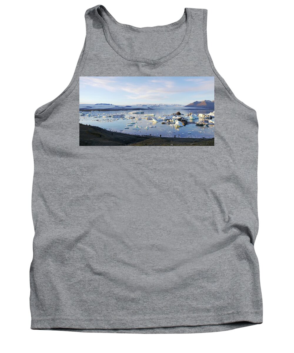 Iceland Tank Top featuring the photograph Jokulsarlon Glacial Lagoon Iceland by Amelia Racca