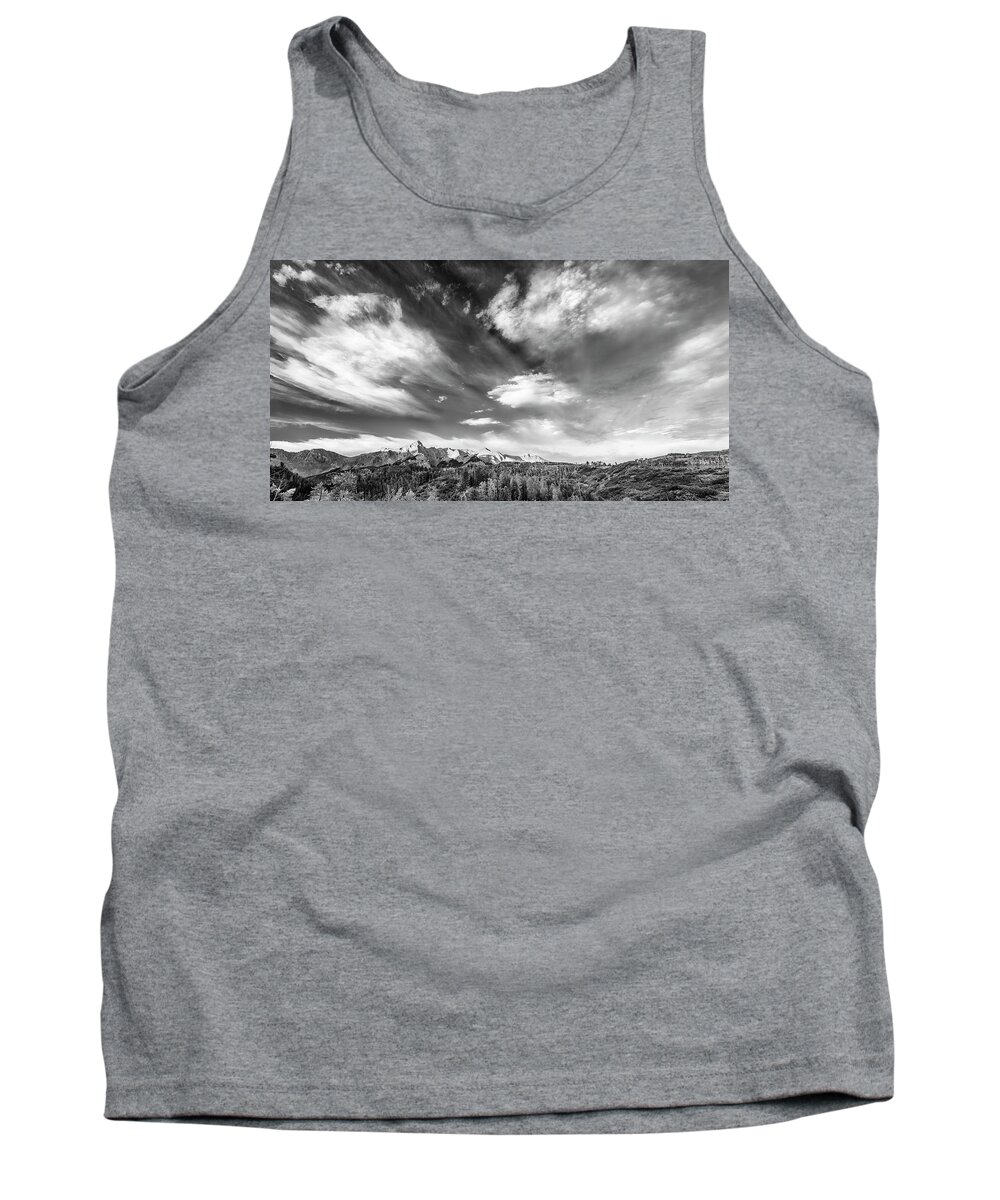 Art Tank Top featuring the photograph Just the Clouds by Jon Glaser