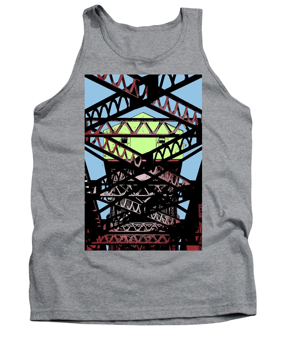 Katy Trail Tank Top featuring the photograph Katy Trail Bridge by Christopher McKenzie