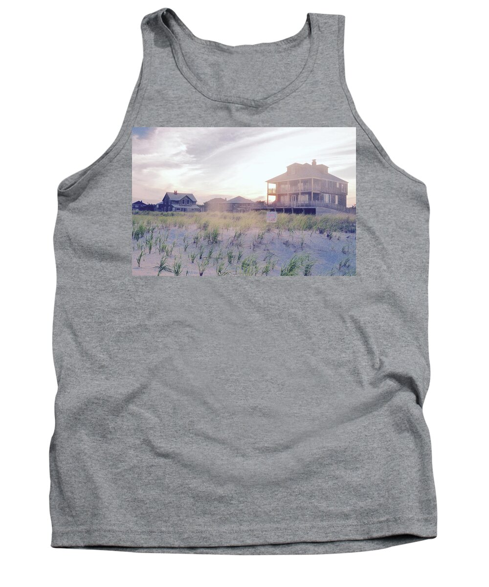 Landscape Tank Top featuring the photograph Keep Off The Dunes by Joe Burns