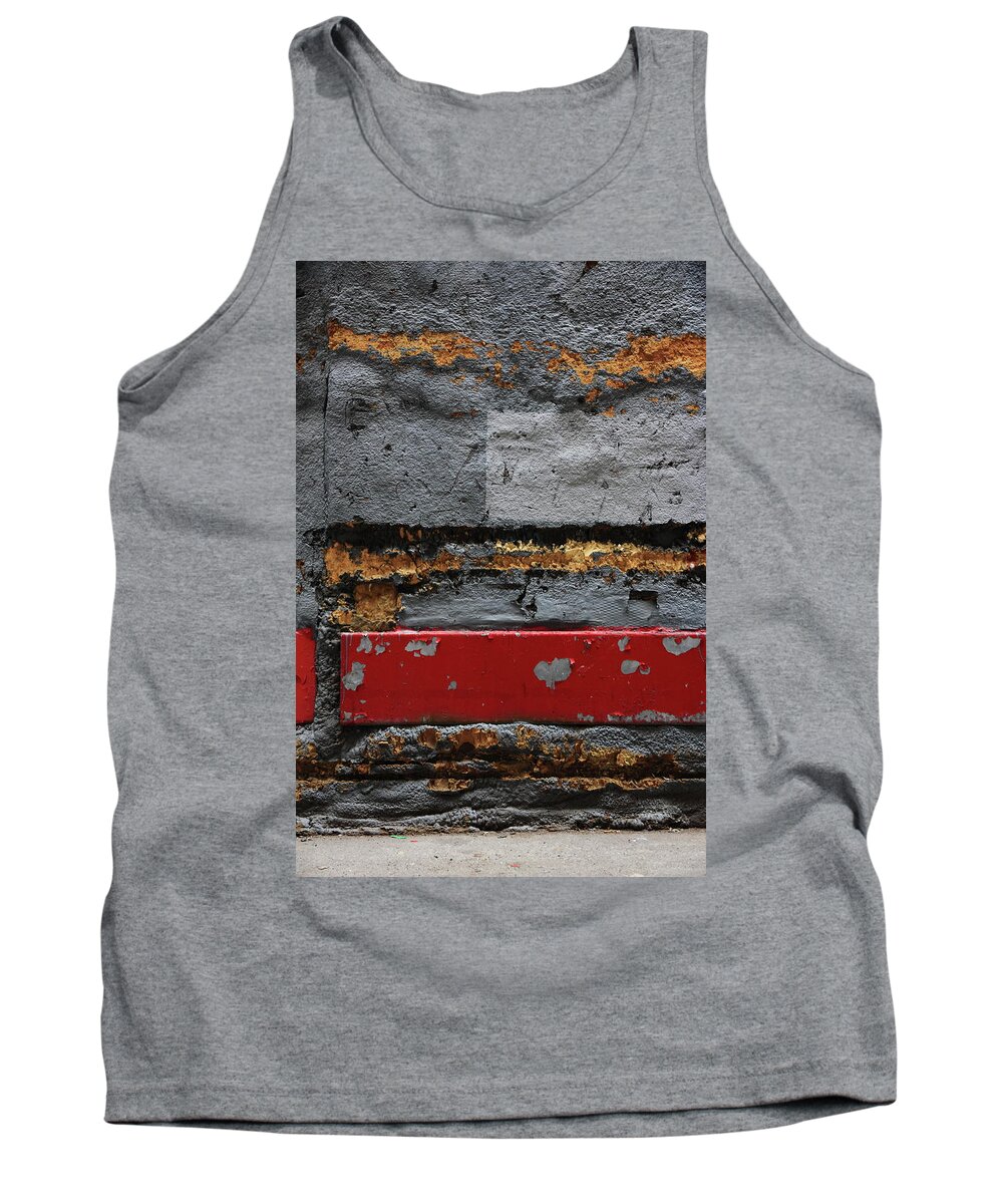 Decay Tank Top featuring the photograph ketchup and mustard sandwich I by Kreddible Trout
