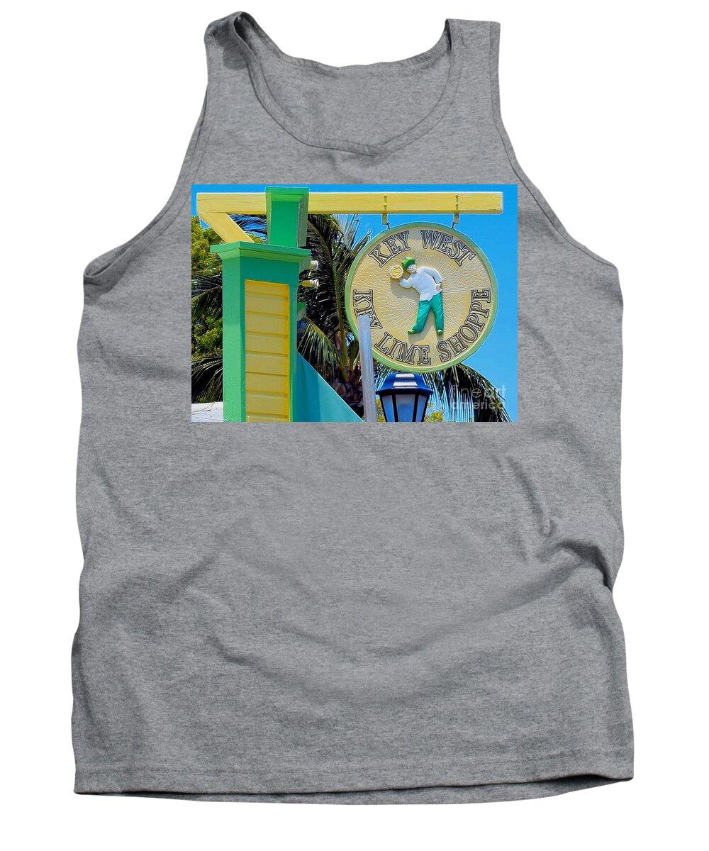 Key Lime Tank Top featuring the photograph Key West Key Lime Shoppe by Janette Boyd