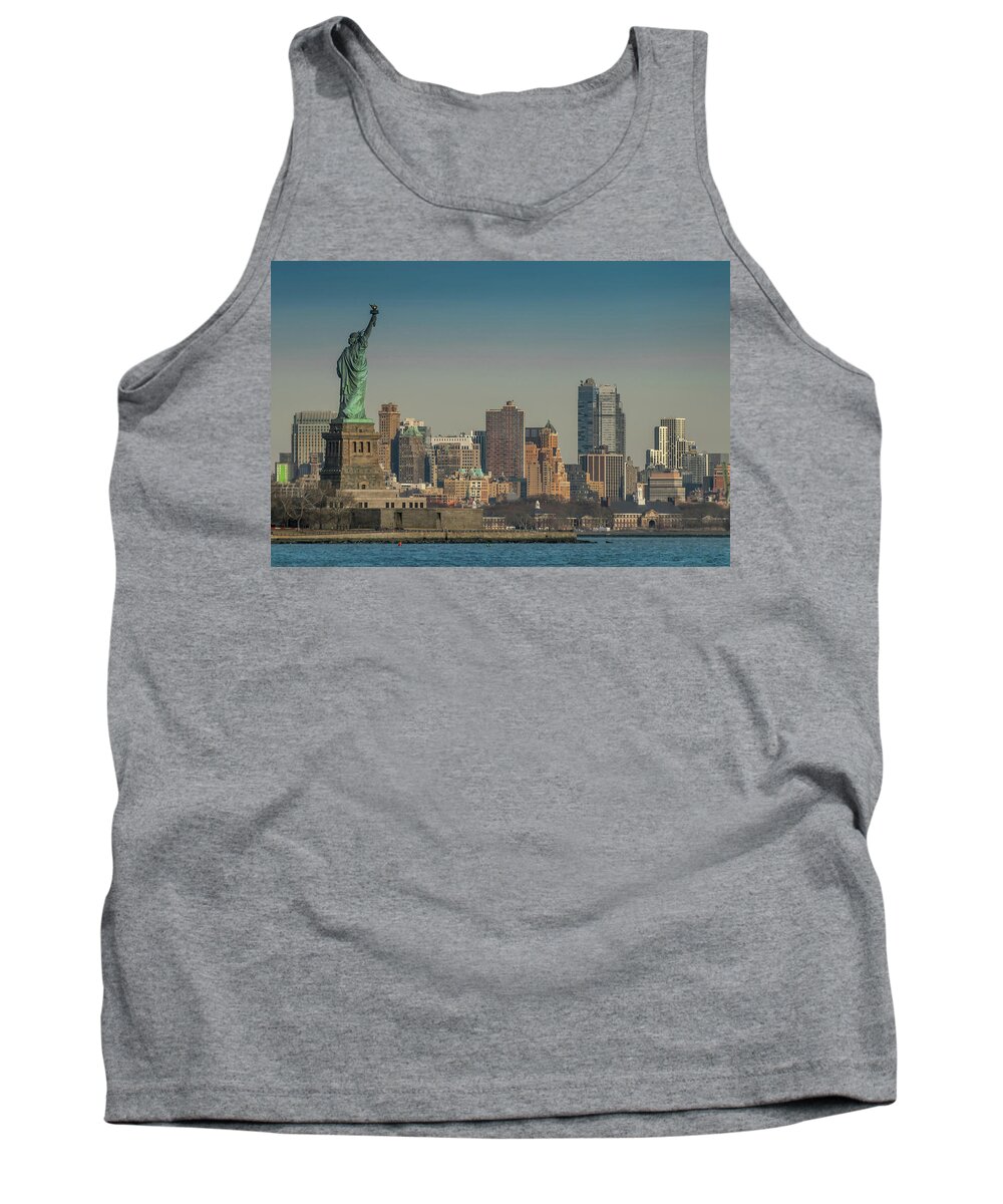 Statue Of Liberty Tank Top featuring the photograph Lady Liberty by Daniel Carvalho