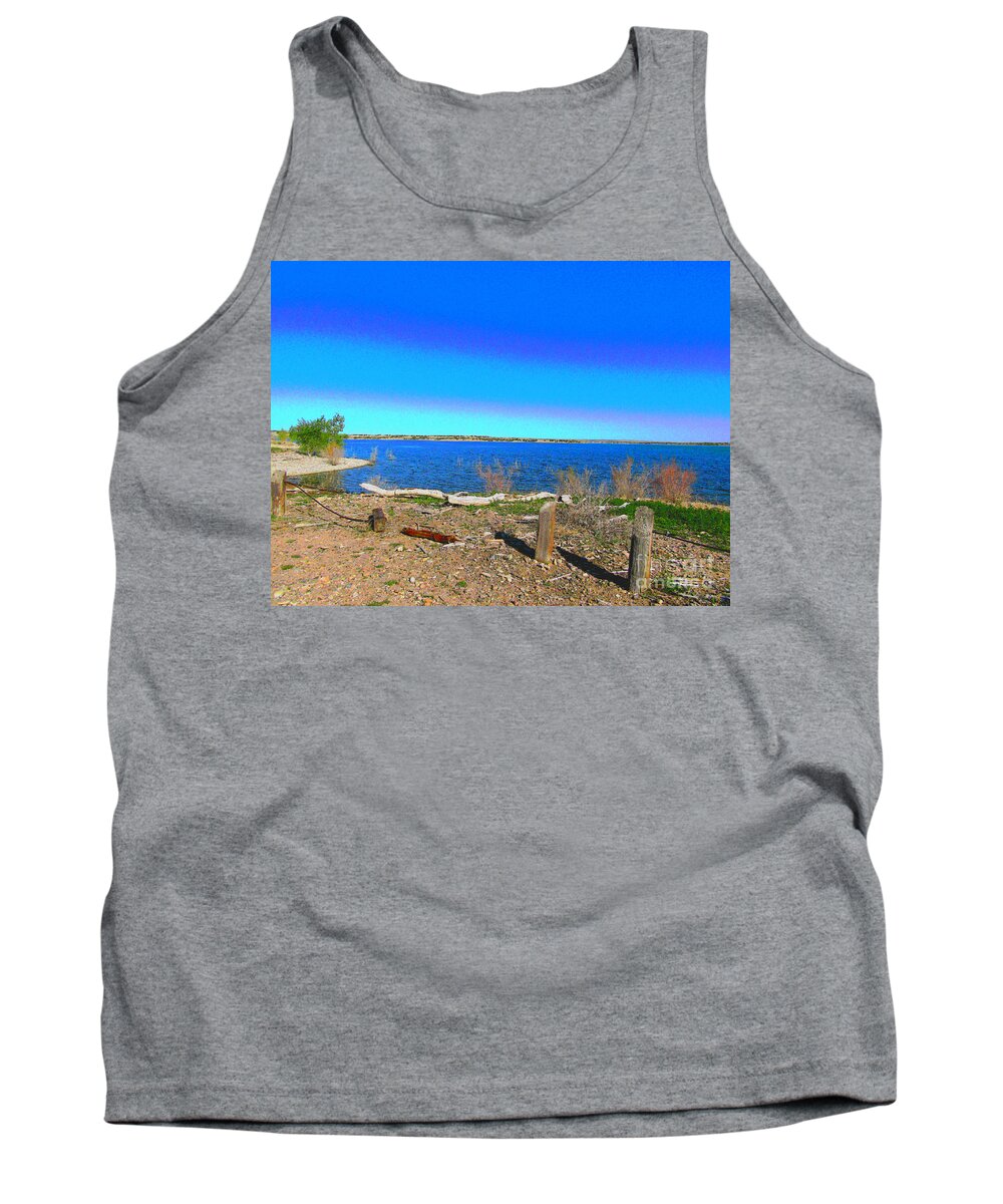  Tank Top featuring the photograph Lake Pueblo Painted by Kelly Awad