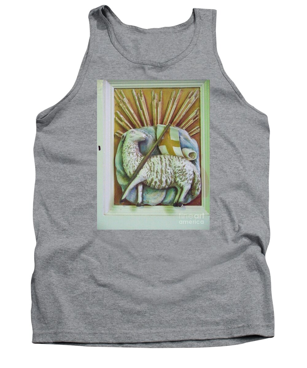 Lamb Of God Tank Top featuring the photograph Lamb of God by Seaux-N-Seau Soileau