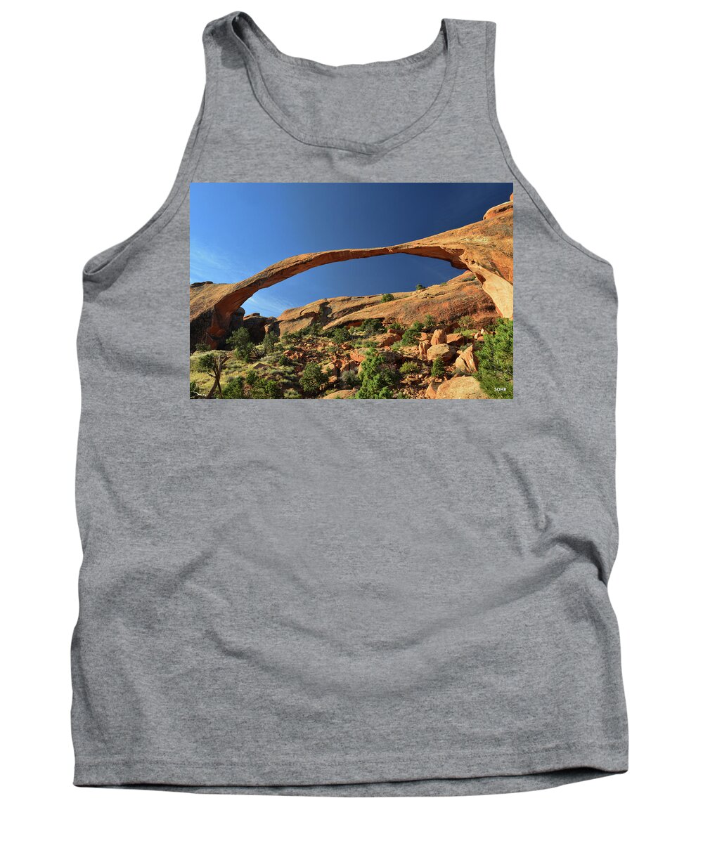 Landscape Arch Tank Top featuring the photograph Landscape Arch by Dana Sohr