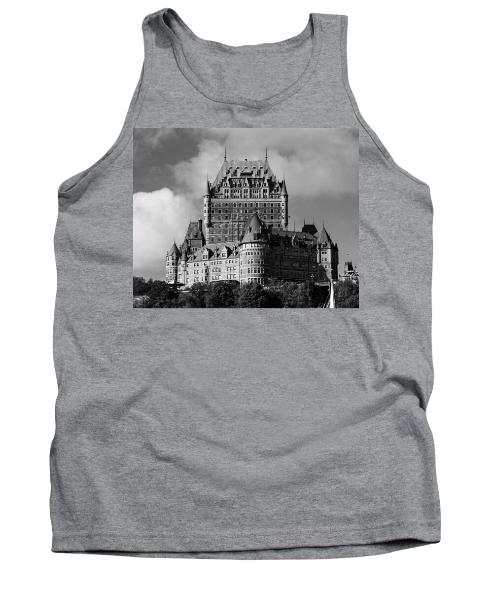 North America Tank Top featuring the photograph Le Chateau Frontenac - Quebec City by Juergen Weiss