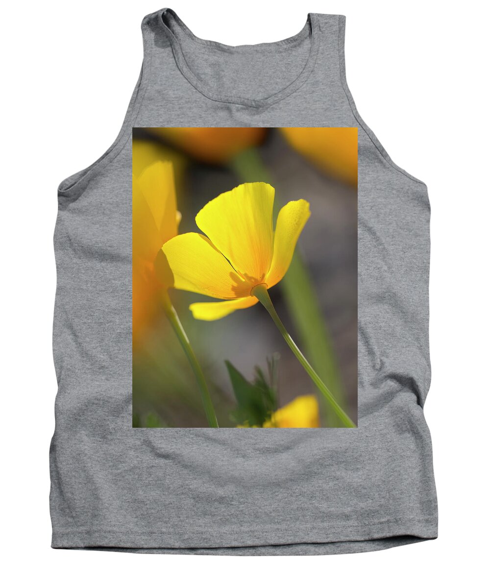 Yellow Tank Top featuring the photograph Lemon Yellow by Sue Cullumber