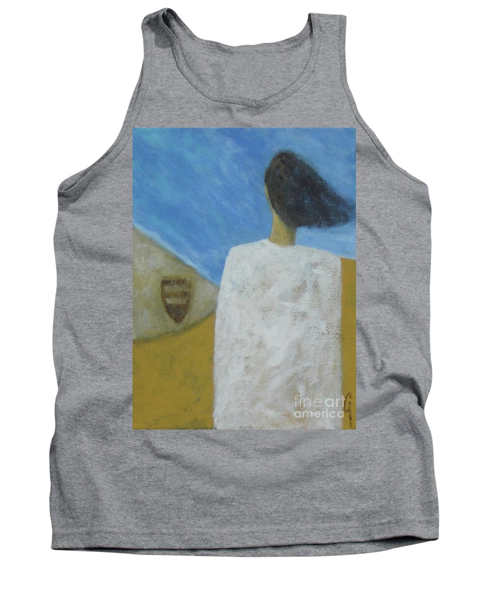 Lifeboat Tank Top featuring the painting Lifeboat by Glenn Quist
