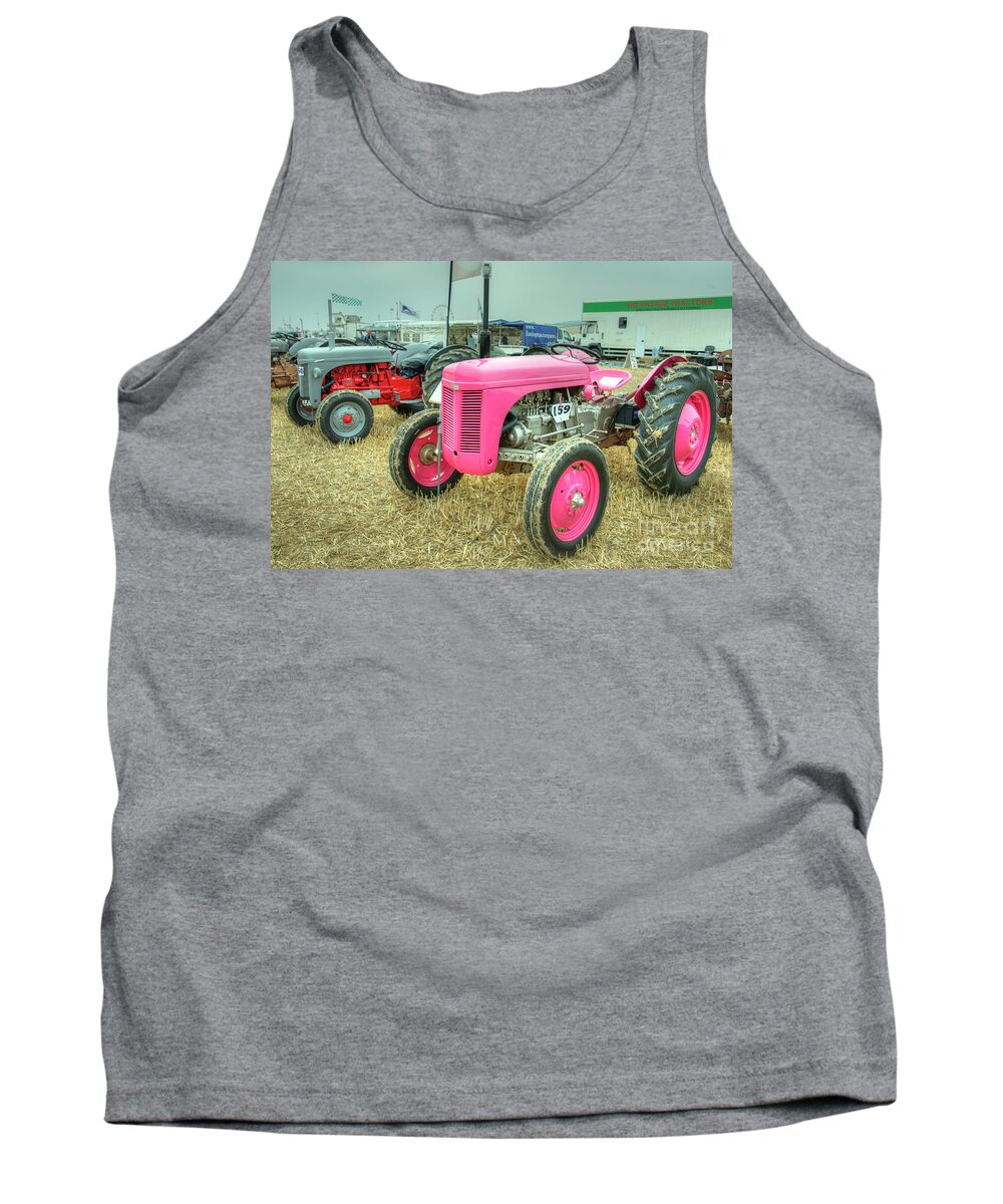 Ferguson Tank Top featuring the photograph Lil Pink Fergie by Rob Hawkins