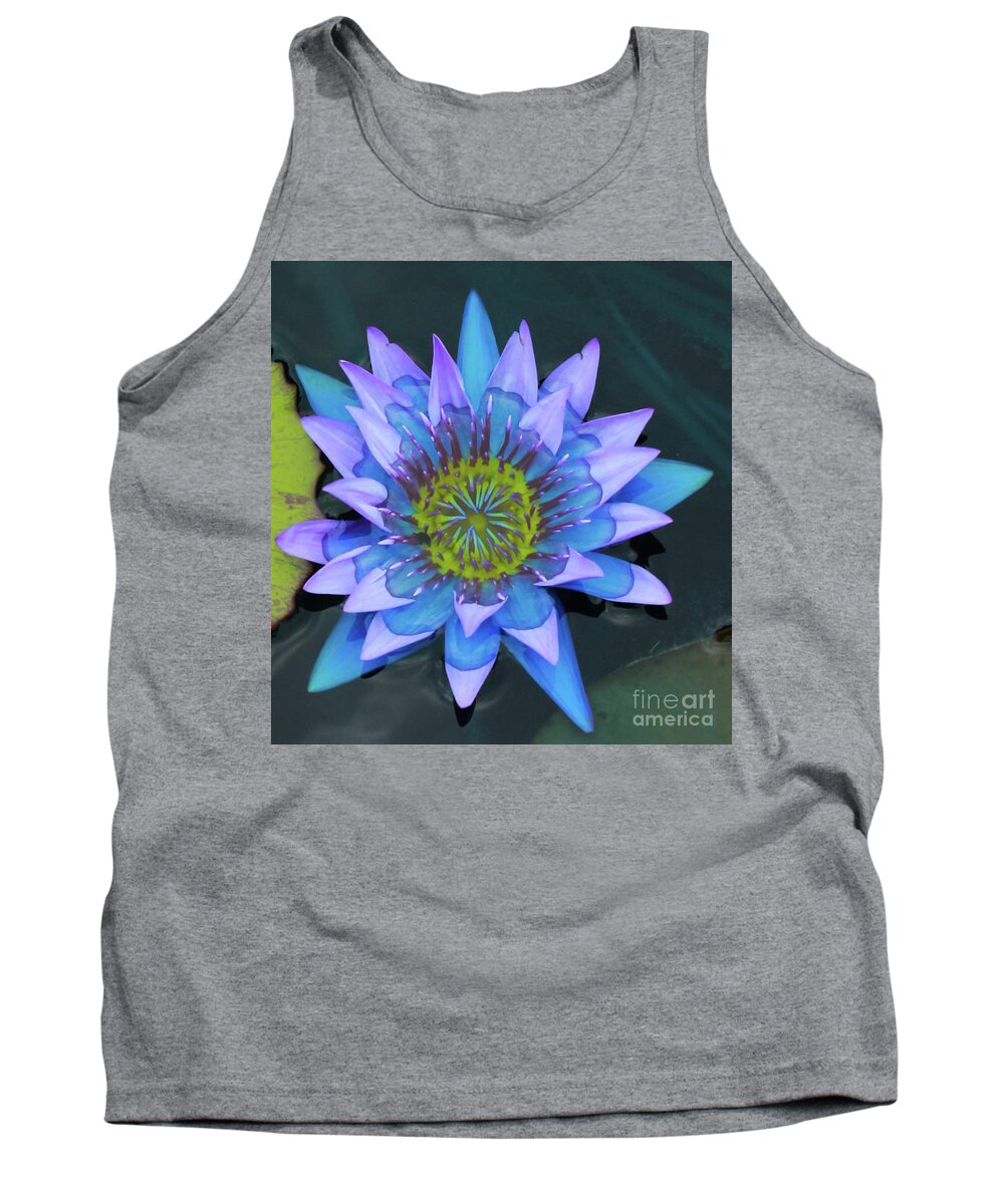 Water Tank Top featuring the photograph Lilly Watered Down by Toma Caul