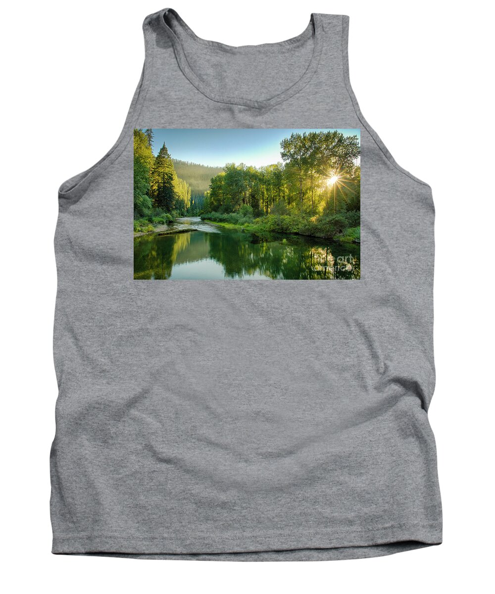  Tank Top featuring the photograph Little North Fork Sun by Idaho Scenic Images Linda Lantzy