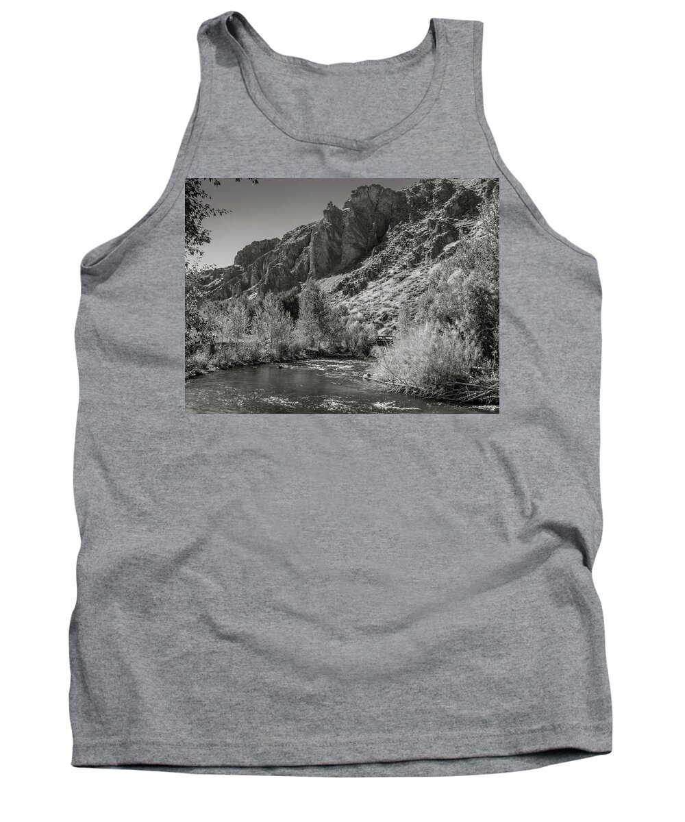 Markmilleart.com Tank Top featuring the photograph Little Wood River 2 by Mark Mille
