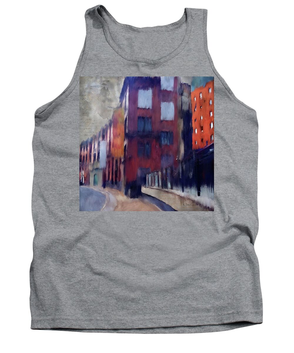 London Tank Top featuring the digital art London Urban Industrial by Nicky Jameson