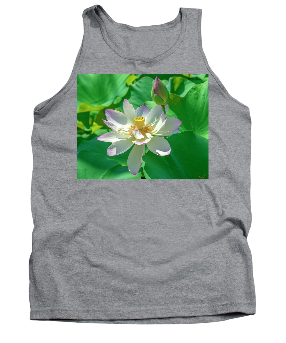 Lotus Tank Top featuring the photograph Lotus--Fading i DL0079 by Gerry Gantt