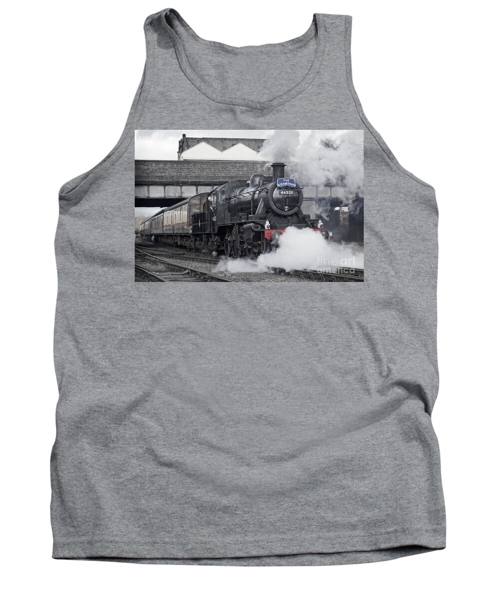 Steam Tank Top featuring the photograph Loughborough Departure by David Birchall