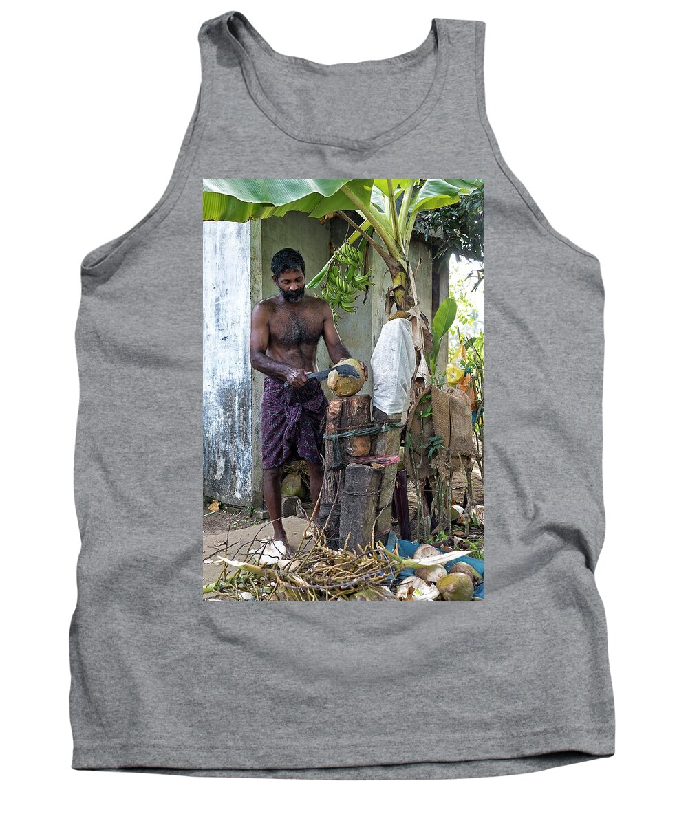 Kerala Tank Top featuring the photograph Lunch by Marion Galt
