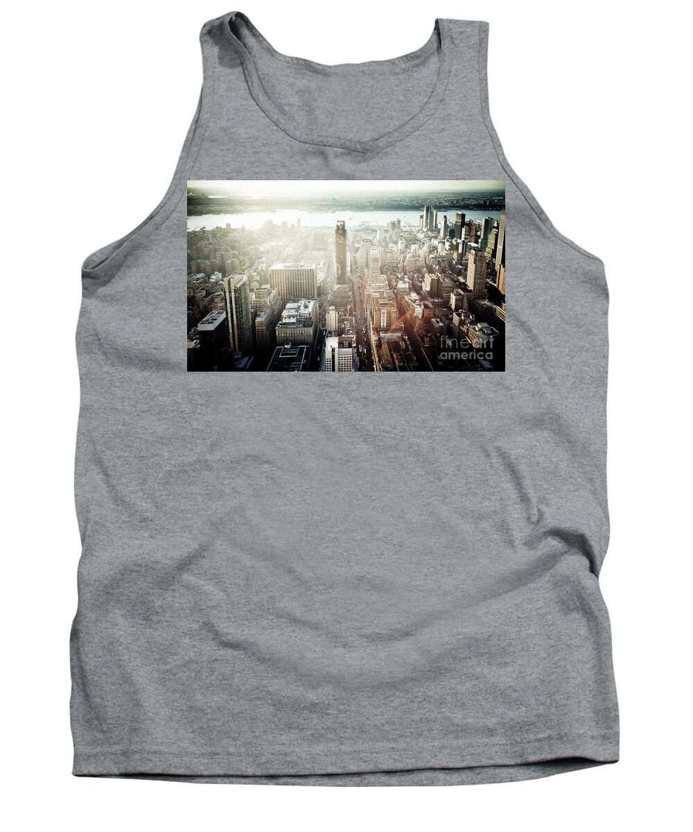 Macy's Tank Top featuring the photograph Sunset At Macy's by RicharD Murphy