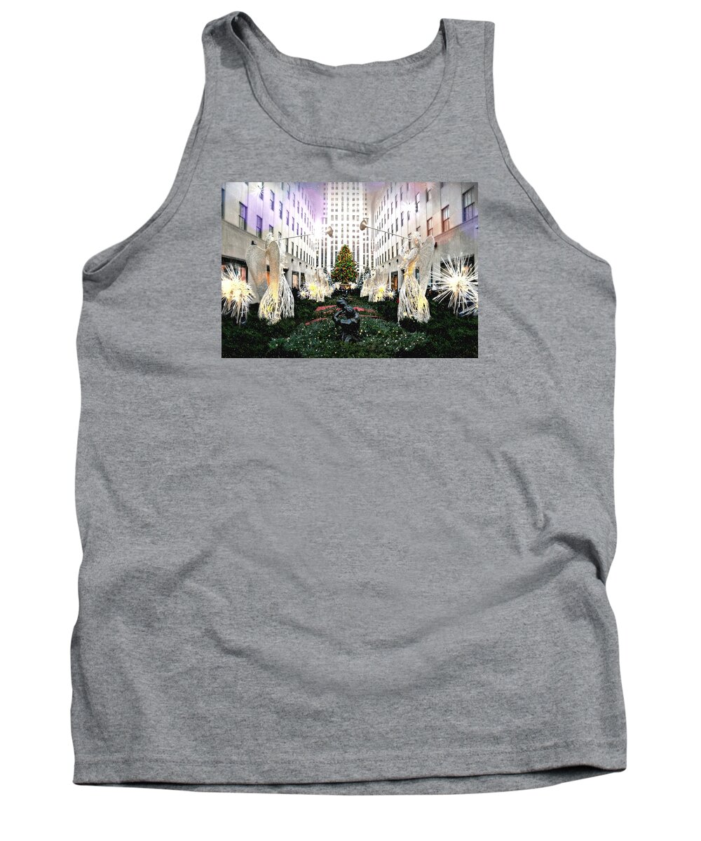 Landscape Tank Top featuring the photograph Magic of Christmas by Diana Angstadt