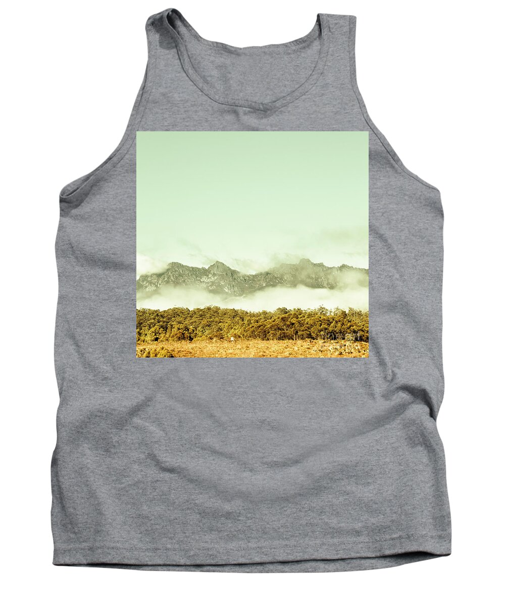 Mountains Tank Top featuring the photograph Majestic misty mountains by Jorgo Photography