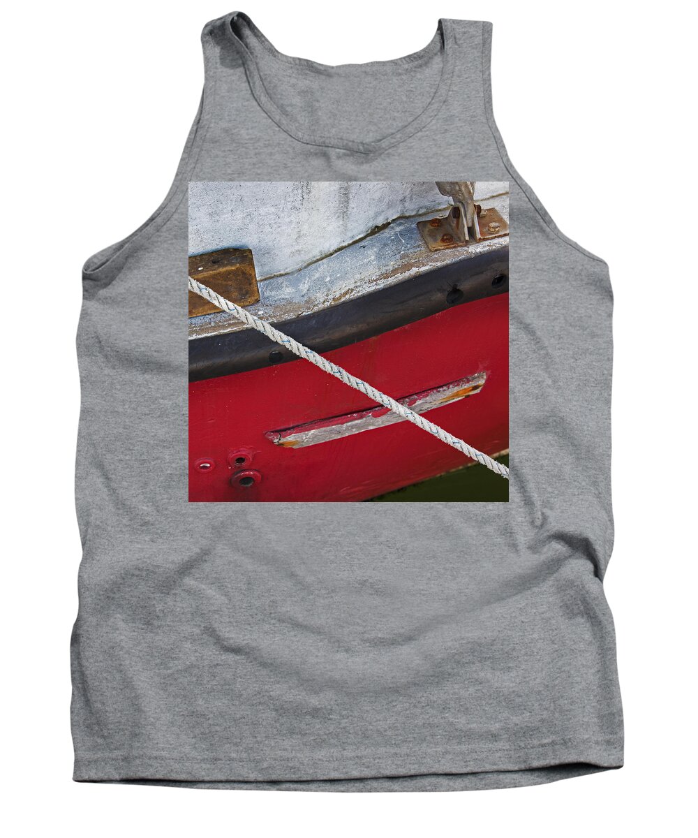 Charles Harden Tank Top featuring the photograph Marine Abstract by Charles Harden