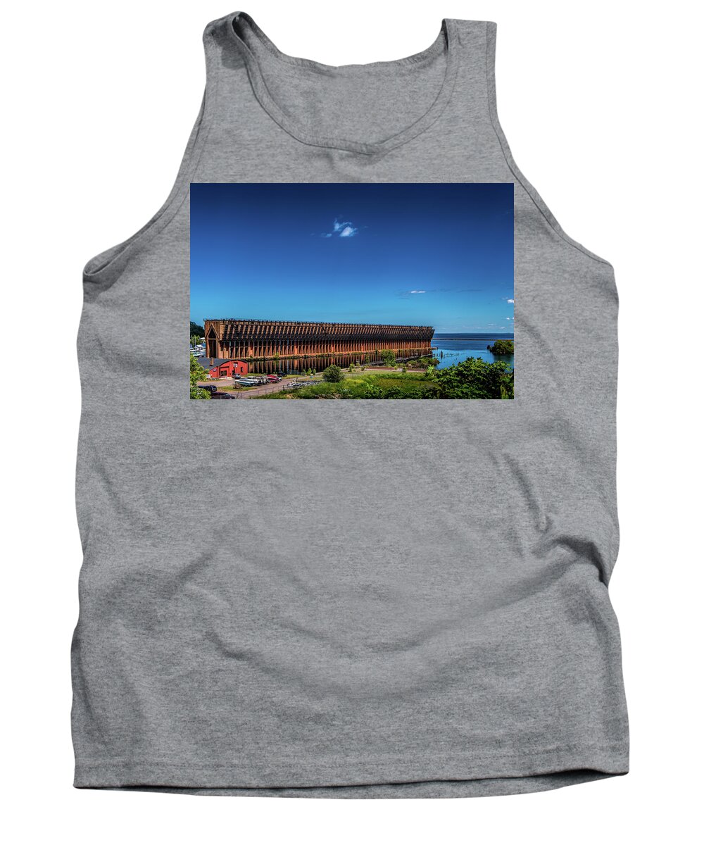 Dock Tank Top featuring the photograph Marquette Lower Harbor Ore Dock by Paul LeSage