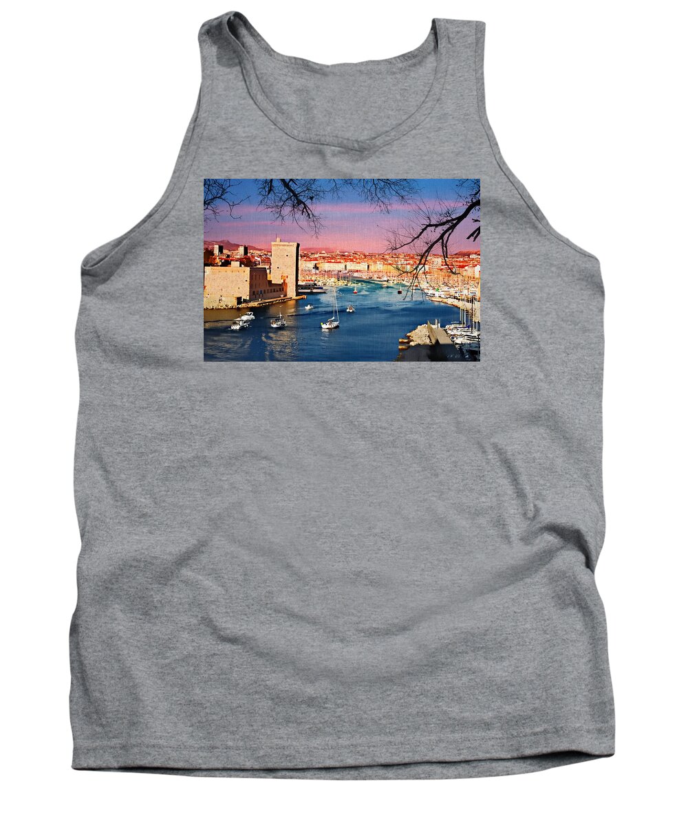 Nature Tank Top featuring the photograph Marseille by Jean Francois Gil