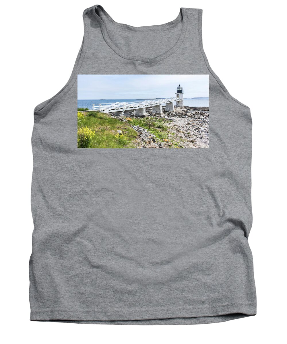 Marshall Point Lighthouse Tank Top featuring the photograph Marshall Point Lighthouse by Holly Ross