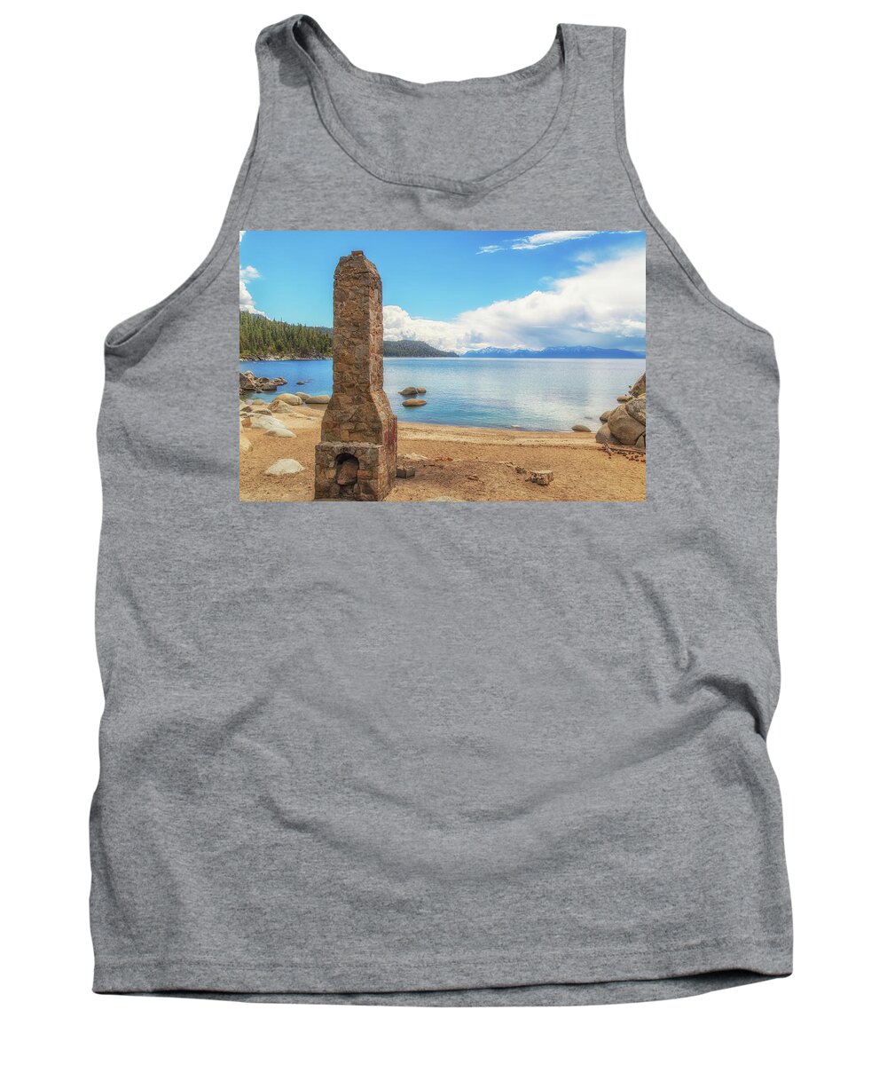 Landscape Tank Top featuring the photograph May Afternoon at Chimney Beach by Marc Crumpler
