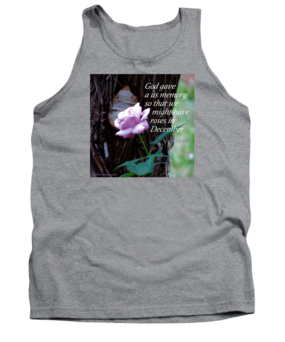  Tank Top featuring the photograph Memories Throughout by David Norman