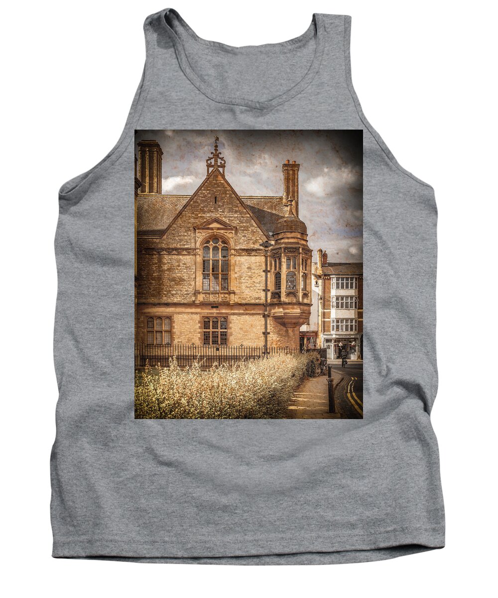 England Tank Top featuring the photograph Oxford, England - Merton Street by Mark Forte