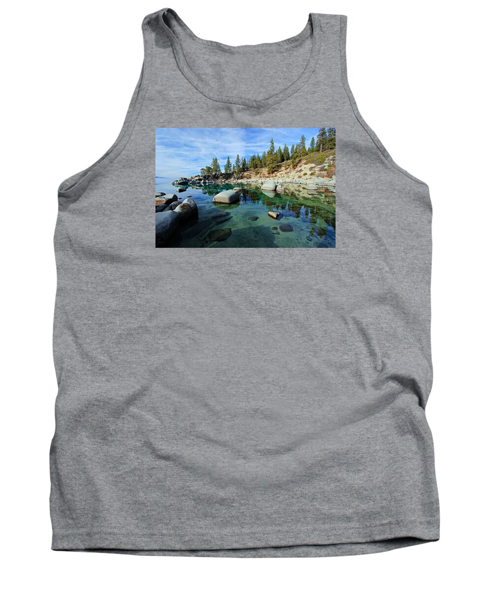 Lake Tahoe Tank Top featuring the photograph Mesmerized by Sean Sarsfield