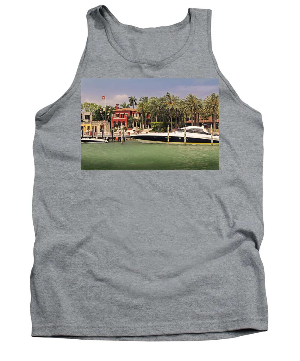 Miami Tank Top featuring the photograph Miami Style by Steven Sparks