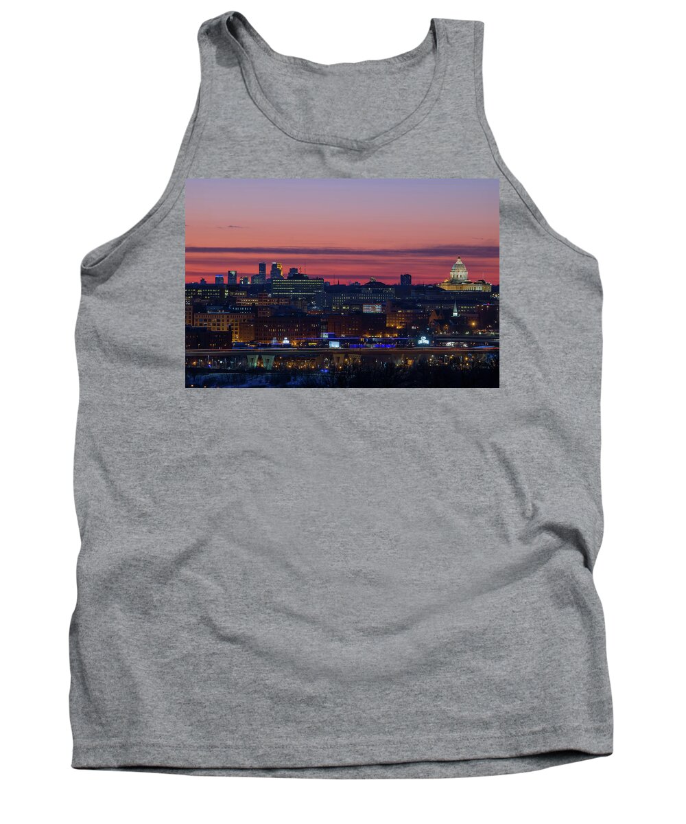 Minneapolis Tank Top featuring the photograph Minneapolis and the State Capitol by Jay Smith