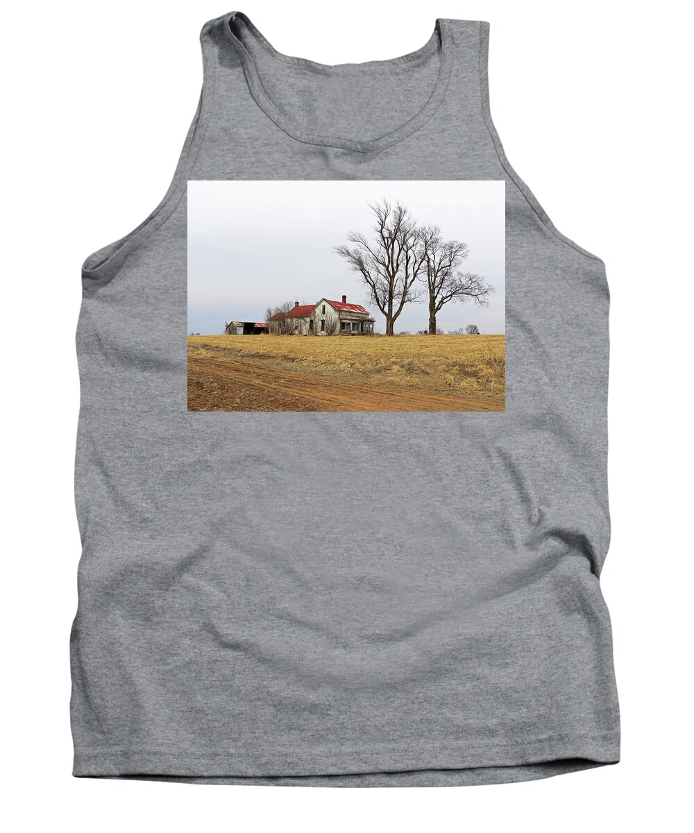 Barn Tank Top featuring the photograph Missouri Silence by Christopher McKenzie