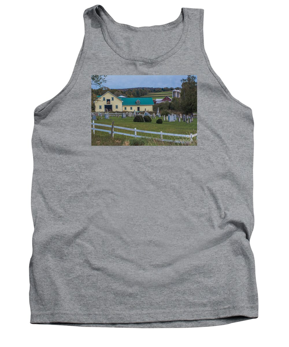 Vermont Tank Top featuring the photograph Molly Brook Farms by John Greco