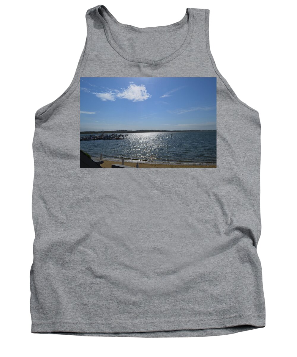 Water Tank Top featuring the photograph Montauk Seascape by Erik Burg