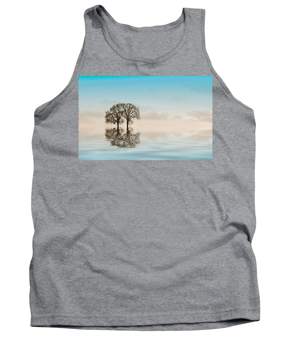Trees Tank Top featuring the photograph Moody Trees by Jean Noren