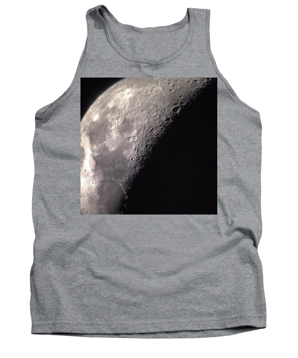 Moon Tank Top featuring the photograph Moon Shadow by Gabrielle Coleman