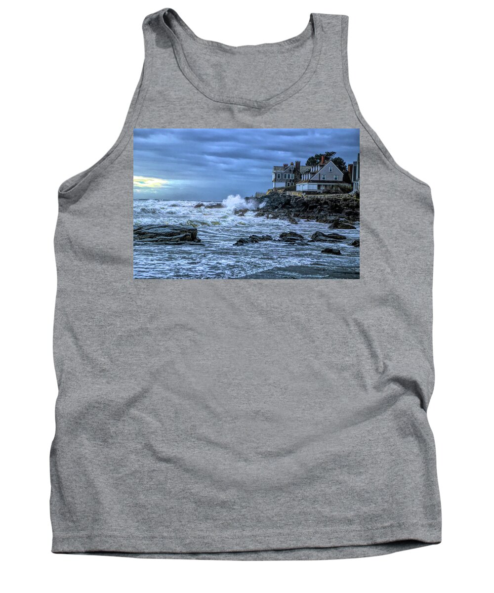 Crashing Waves Tank Top featuring the photograph Mother's Beach by Dennis Baswell