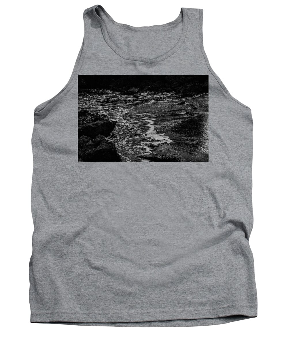 Movement Tank Top featuring the photograph Motion in Black and White by Nicole Lloyd