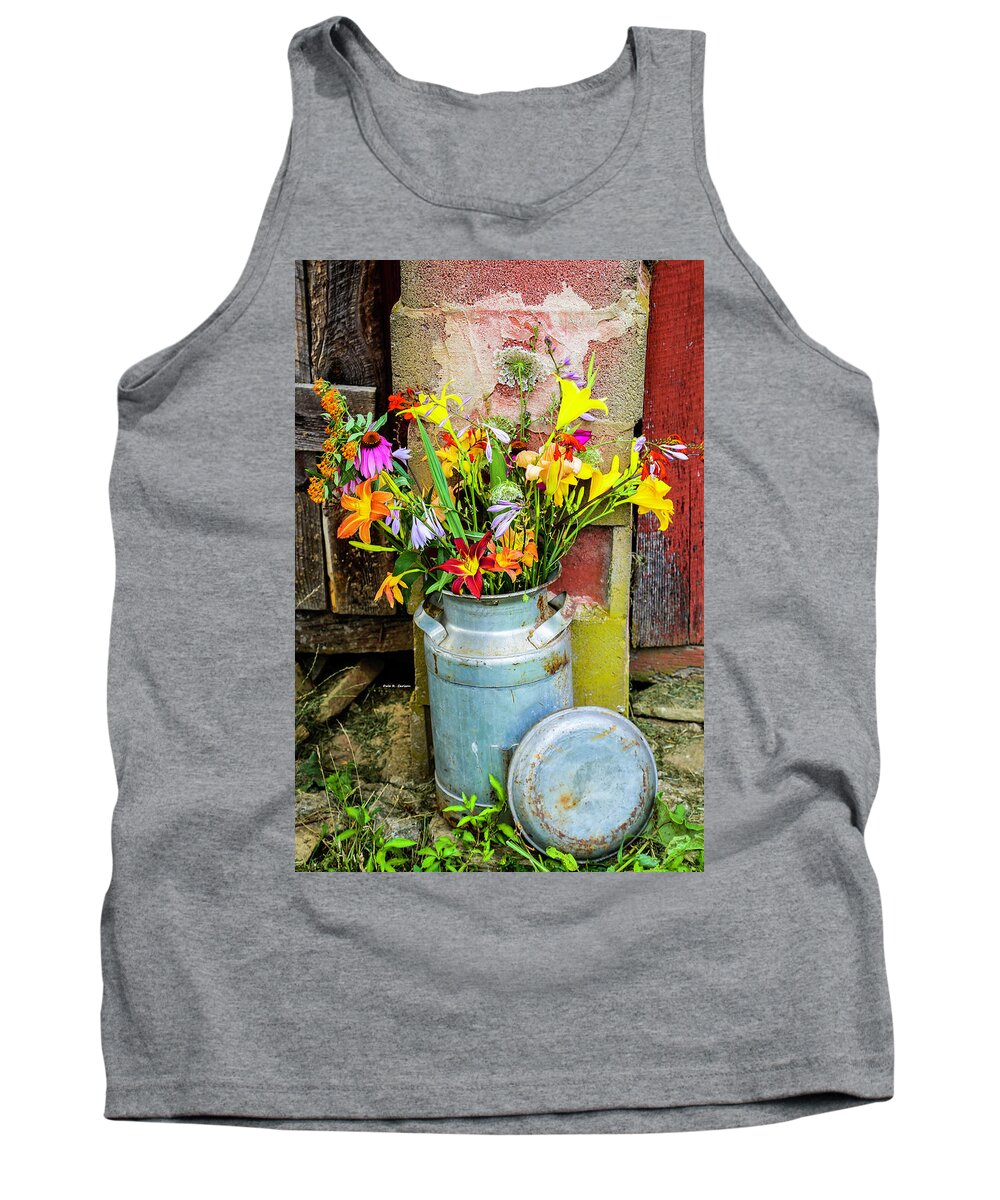 Bouquet Tank Top featuring the photograph Mountain Bouquet by Dale R Carlson