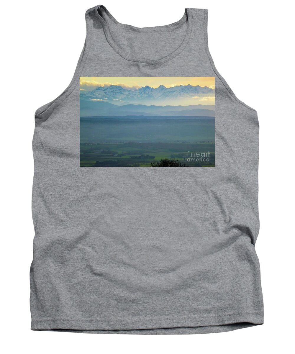 Adornment Tank Top featuring the photograph Mountain Scenery 18 by Jean Bernard Roussilhe