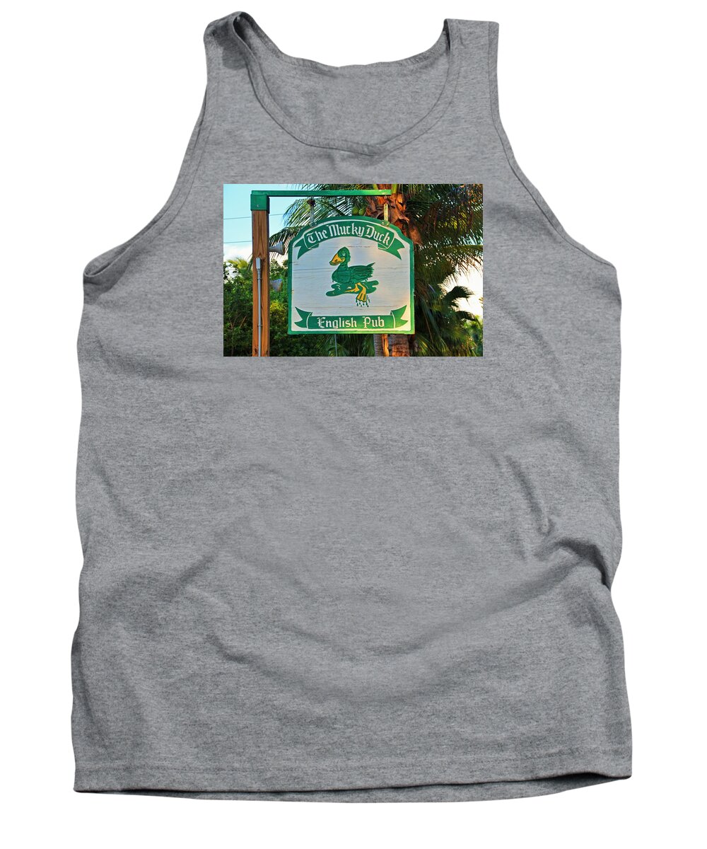 Mucky Duck Tank Top featuring the photograph Mucky Duck I by Michiale Schneider