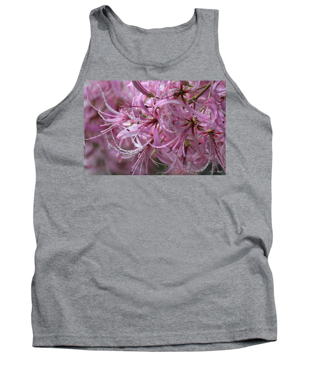 Pink Tank Top featuring the photograph My Heart is Pink by Amy Gallagher