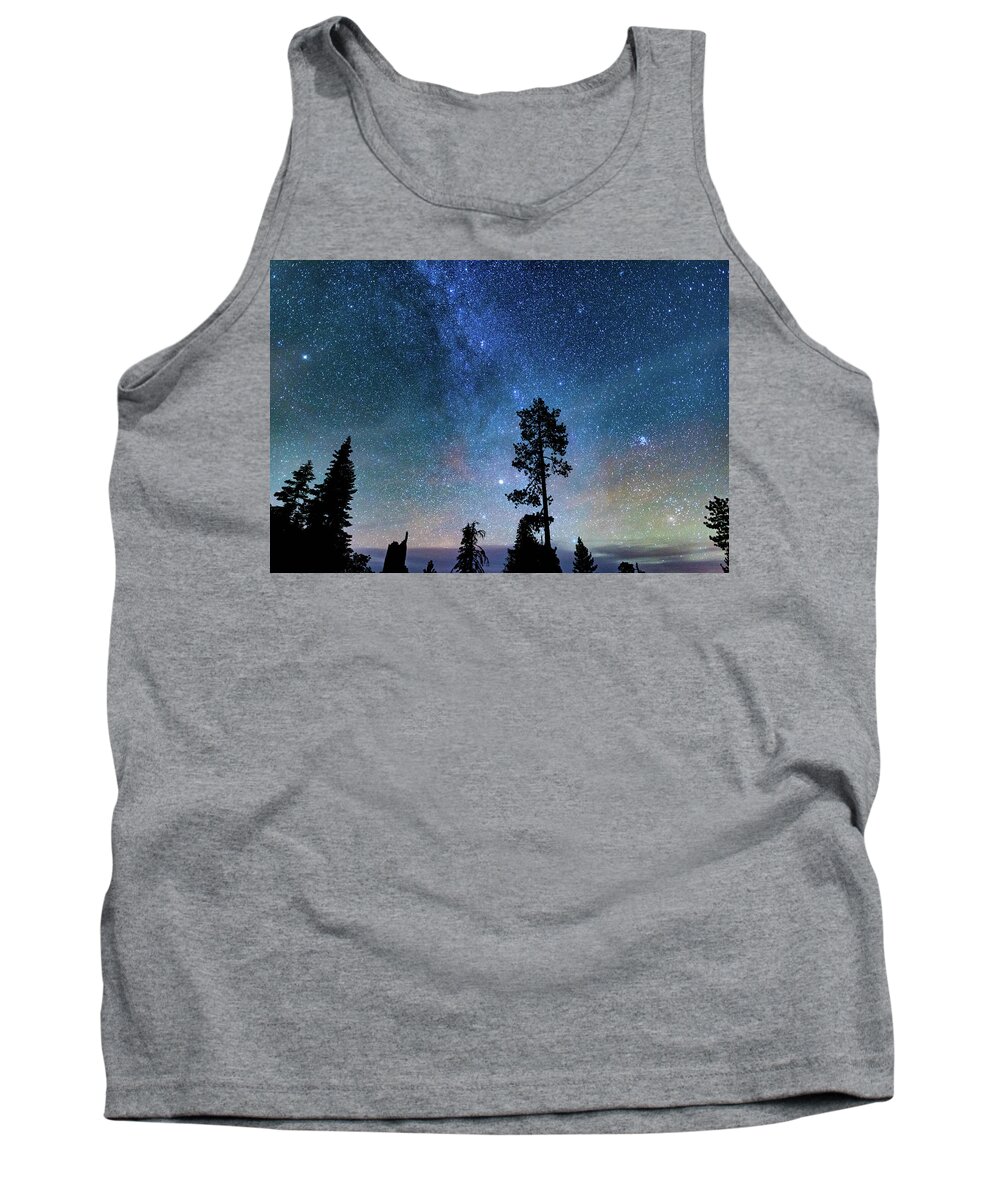 Scenery Tank Top featuring the photograph Mysteries of the Galaxy by Jody Partin